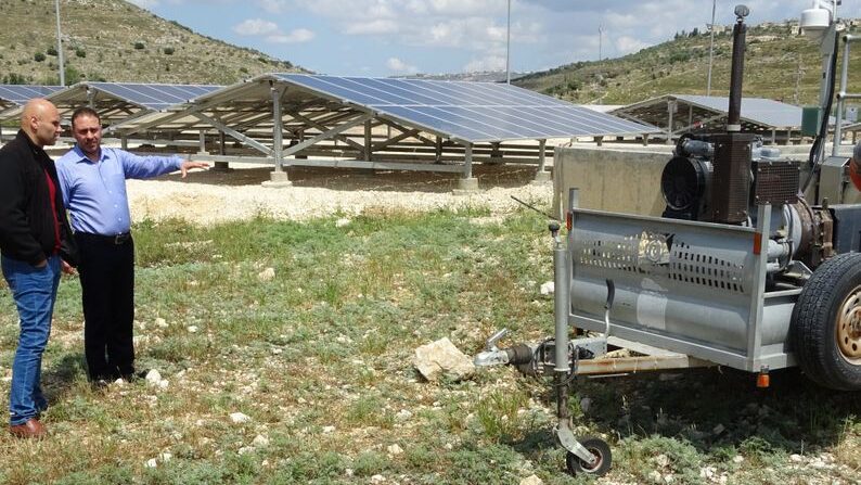 Sehr wertvoll für Nablus: die mit Nürnberger Hilfe installierte Photovoltaikanlage.