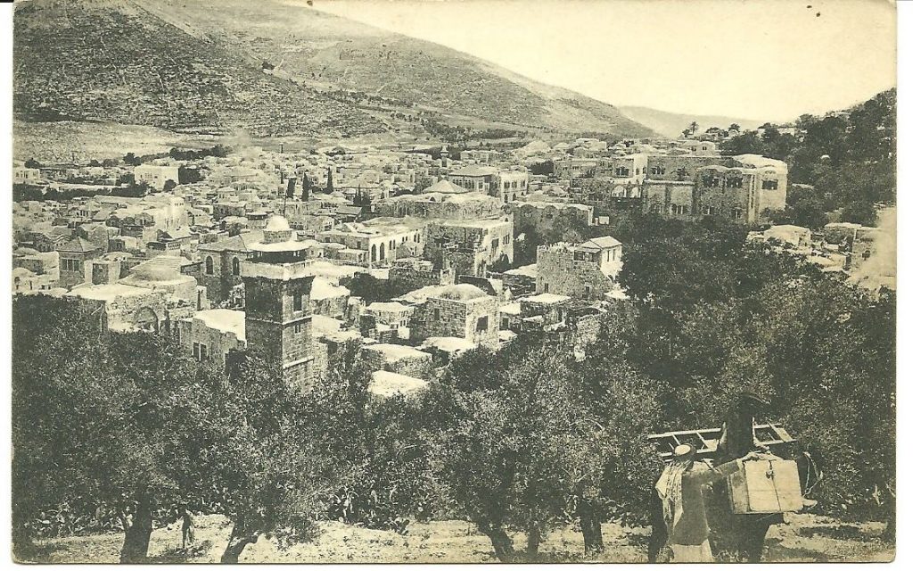 Histtorische Aufnahme von Nablus